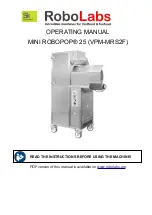 RoboLabs MINI ROBOPOP 25 Operating Manual preview