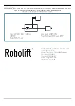 Preview for 8 page of Robolift eRolly 100 neigbar Installation Manual