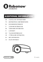 Robomow 22AKFAFB619 Additional Information preview