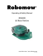 Предварительный просмотр 1 страницы Robomow Base Station Operating & Safety Manual