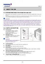 Preview for 54 page of Robopac ORBIT 16 Use And Maintenance Manual