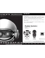 Robosapien 8081 User Manual предпросмотр