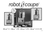 Robot Coupe Blixer 3 User Manual preview