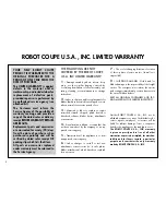 Preview for 5 page of Robot Coupe Blixer 4 Operating Instructions Manual