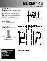 Preview for 2 page of Robot Coupe BLIXER 45 Specifications