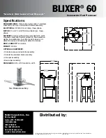 Preview for 2 page of Robot Coupe BLIXER 60 Specifications