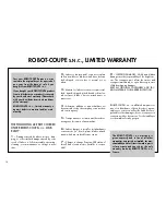 Preview for 4 page of Robot Coupe C 120 User Manual