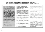 Preview for 6 page of Robot Coupe CL 40 Operating Instructions Manual