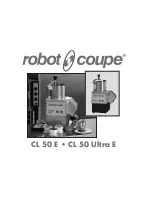 Preview for 1 page of Robot Coupe CL 50 E Manual