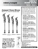 Preview for 1 page of Robot Coupe CMP 300 V.V. Specifications