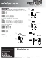 Preview for 2 page of Robot Coupe CMP 300 V.V. Specifications