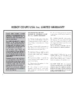 Предварительный просмотр 3 страницы Robot Coupe J 100 Ultra User Instruction