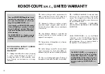 Preview for 24 page of Robot Coupe J100 Ultra Operating Instructions Manual