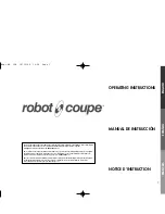 Preview for 3 page of Robot Coupe Mini MP 170 V.V. Operating Instructions Manual