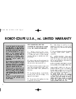 Preview for 5 page of Robot Coupe Mini MP 170 V.V. Operating Instructions Manual