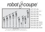 Preview for 1 page of Robot Coupe MP 800 Turbo Operating Instructions Manual