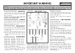 Preview for 2 page of Robot Coupe MP 800 Turbo Operating Instructions Manual