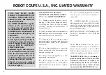 Preview for 6 page of Robot Coupe MP 800 Turbo Operating Instructions Manual