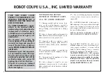 Preview for 3 page of Robot Coupe R 101 Manual