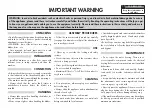 Preview for 2 page of Robot Coupe R 15 Operating Instructions Manual