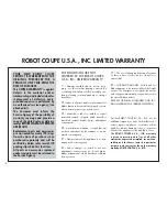 Предварительный просмотр 3 страницы Robot Coupe R 2 Dice Manual