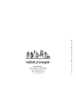 Preview for 22 page of Robot Coupe R 401 Series A User Manual