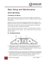 Предварительный просмотр 5 страницы Robotex AVATAR III User Manual