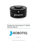 Preview for 1 page of ROBOTIQ FT 150 Instruction Manual