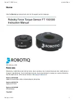 Preview for 3 page of ROBOTIQ FT 150 Instruction Manual