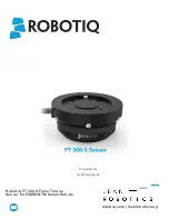 Preview for 1 page of ROBOTIQ FT 300-S Manual