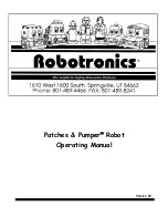 Предварительный просмотр 1 страницы Robotronics Patches & Pumper Operating Manual