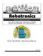 Предварительный просмотр 1 страницы Robotronics Toby Tire Robot Operating Manual