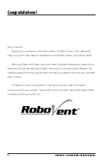 Preview for 4 page of RoboVent CLARION CFX Series Owner'S Manual