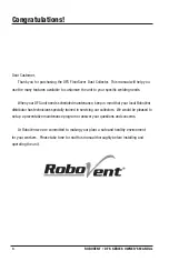 Preview for 4 page of RoboVent FloorSaver Series Owner'S Manual