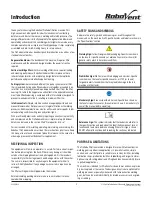 Preview for 3 page of RoboVent ProCube HVP-120-575 Owner'S Manual & Operating Instructions