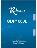 Robson GDP1000L Owner'S Manual preview