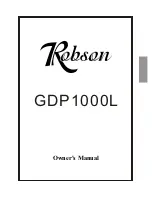 Preview for 19 page of Robson GDP1000L Owner'S Manual