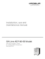 Robur ACF 60-00 Installation, Use And Maintenance Manual preview