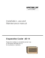 Robur AD 14 Installation, Use And Maintenance Manual preview