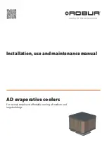 Robur AD Instructions For Installation, Use And Maintenance Manual preview