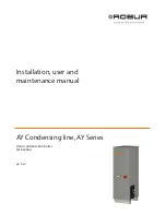Robur AY00-120 Installation, User And Maintenance Manual preview