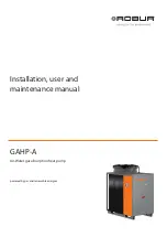 Robur GAHP-A HT Installation, User And Maintenance Manual preview