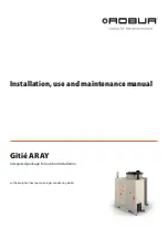 Robur GAHP-AR S Installation, Use And Maintenance Manual preview