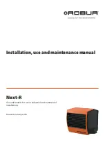 Robur Next-R Instructions For Installation, Use And Maintenance Manual preview