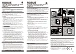 Предварительный просмотр 2 страницы Robus MODUM HUMANITAS RHZMMEN-01 Quick Start Manual