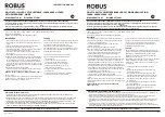 Предварительный просмотр 1 страницы Robus R100LEDCCT3E-01 Instruction Manual