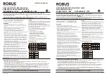 Preview for 1 page of Robus R100LEDES-01 Instruction Manual