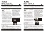 Preview for 2 page of Robus R100LEDES-01 Instruction Manual