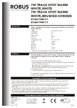 Robus R7LEDTWW-01 Quick Start Manual preview