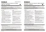 Предварительный просмотр 1 страницы Robus R8EMLP4D-01 Instruction Manual